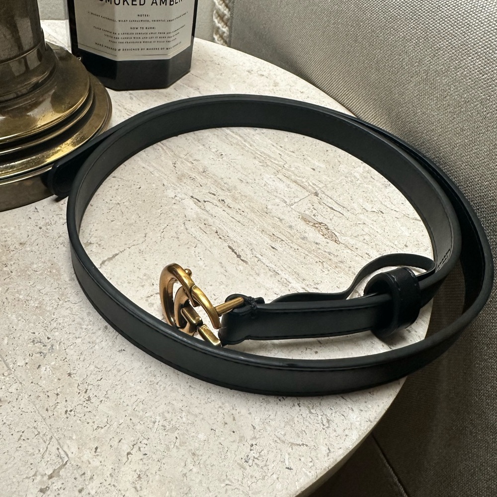 Marmont thin belt. 2.0 width. 105 cm. - Picture 6 of 8